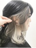 クールショート前髪イメチェンピンクベージュアンブレラカラー