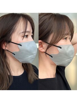 アフロートリノ(AFLOAT Leino) 小顔ヘルシーレイヤースタイル透明感カラー【修】20代30代40代