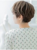 ベージュカラー韓国風マッシュショートTb4上尾20代30代40代