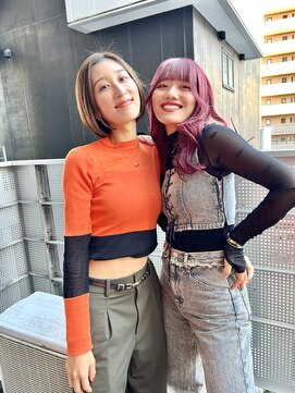 チュダック(ChuDuck) 【甘くてカワイイ】韓国風《ボブ×チェリーレッド》ケアブリーチ