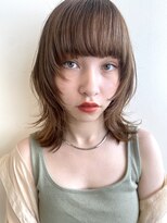 ミラバイグリーン(Mira by green)&nbsp;ボブウルフ/ウルフ/ワイドバング/マロンベージュ