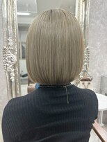 ハイバレーヘアーメゾン(HIGH VALLEY HAIRMAISON)&nbsp;ショートボブぱっつんボブ顔周りカットミニボブ岡山南中央町