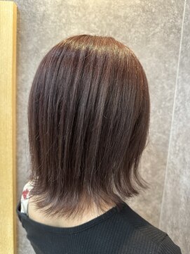 ニコ(nico) 外ハネボブ×カシスピンクラベンダー