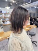 外ハネミディアム×ハイライト
