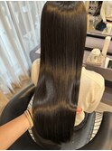 酸熱トリートメント×ブルーブラック