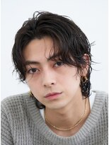 レタッチ バイ フィフス 天神大名(RETOUCH by fifth)&nbsp;シャドウパーマスパイラルパーマツーブロックメンズパーマ束感