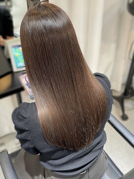 ソヨン 金山店(SOYON) ロングレイヤー/グレージュ/アッシュブラウン/赤み消し