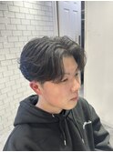 毛流れセンターパート！