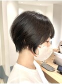 くびれショート/耳かけショート/ショートヘア/ショートボブ/銀座