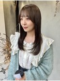 《Direct》ロングレイヤー×オリーブブラウン