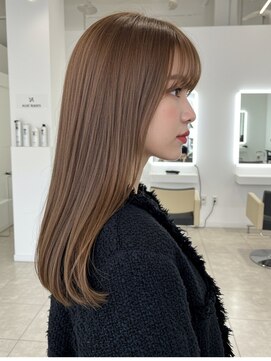 エル 新小岩(elu) 美髪/ワイドバング/レイヤーカット/くすみベージュ/新小岩駅