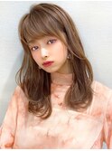 【NEW OPEN】小顔前髪あり後れ毛サイドバングメルティカラー