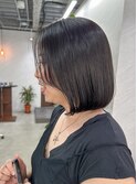 大人内巻きボブ