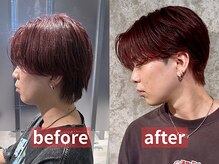 【頭の形にお悩みの方に人気なクーポン◎】”メンズカット+ダウンパーマクーポン”[天神大名/メンズ/眉毛]