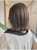 白髪をオシャレにいかす 白髪ぼかしハイライトカラー