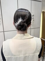 ヴァネッサ VANESSA&nbsp;お呼ばれヘアカチモリアレンジ結婚式鶴見美容室