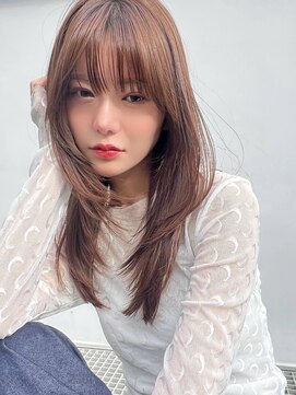 オーウェル 銀座(Owelle) 【Owelle 銀座】レイヤースタイル×ミルクティーベージュ