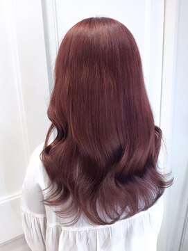 ユキオ(Yukio) ブリーチなしダブルカラーアプリコットオレンジレッドピンク