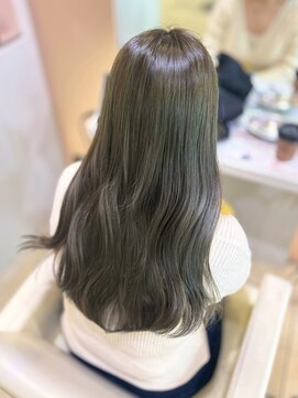 ユーフォリア 新宿店(Euphoria) ダブルカラーで作るオリーブカラー♪