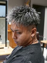 メッツ 原宿(METS)&nbsp;MEN'S/ツイスパ×ハイライト×フェード/短髪