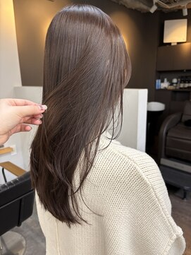 ヌープヘアーアイス(NUUP.hair ici) ★ブリーチなし春カラーチョコレートブラウンラベンダーグレー