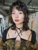 ノラジャーニー(NORA Journey)&nbsp;【阿形】ウルフパーマレイヤーパーマミディアムウルフカット