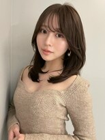 トイ(TOI)&nbsp;ミディアムレイヤーカット/チョコレートグレージュ