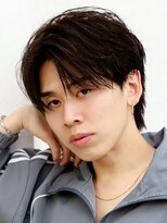 ルーシー 名古屋栄(LUCEY) センターパートニュアンスパーマフェザーパーマ波巻きパーマ