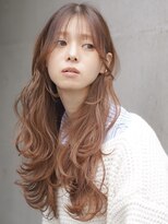 アーレント(AREND) 透明感シアーベージュ×ふんわりレイヤーロング
