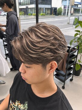 ブラッシュ バイ フォルテ 静岡 草薙店(Brush by FORTE) メンズハイライト　メッシュキャップハイライト　静岡　草薙