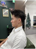 MEN'SHAIRツイストスパイキー×フェード