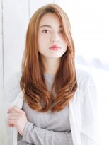 ヘアメイク ナル(hair make nalu)&nbsp;ナチュラル内巻きカールのかきあげスタイル