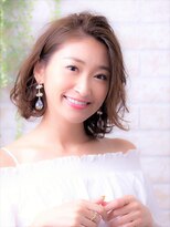 ソア 武蔵小杉(SOAR) 伸ばしかけ小顔ネイビーカラーのマニッシュ美髪フレンチボブ