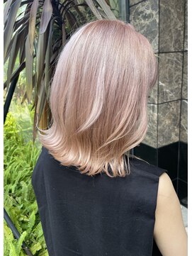 ヴォアソルヂェガーデン(Voasorte GARDEN) 【KIKA】きりっぱなし×ホワイトピンクベージュ