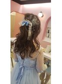 ヘアセット　ダウンスタイル♪