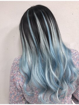 ライブトレア(LIVE TOREA) シールエクステ×ペールブルー