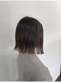 切りっぱなしボブ
