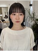TAP金沢ミディアム切りっぱなしでスタイル