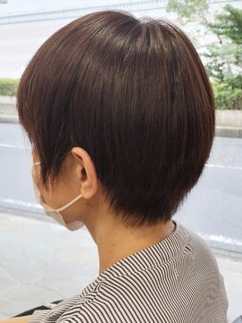 ヘアークリアー 春日部 大人可愛い襟足スッキリショートカット/清潔感◎/30代40代50代