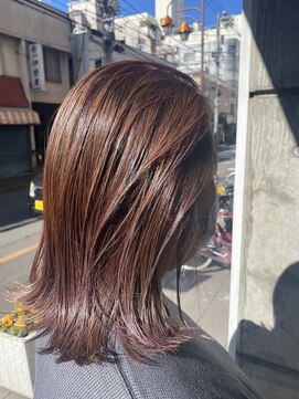 バサ 久米川店(BASSA) 大人外ハネミディアム/質感再生カラー