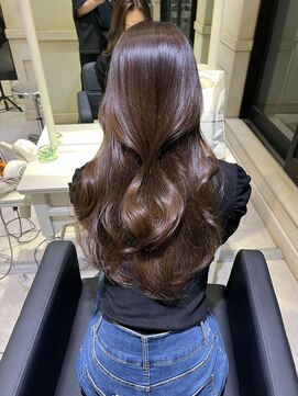 アソビセカンド 原宿(ASOBI 2nd) 前髪/マチルダボブ/ピンクベージュ/インナーグレージュ/ブルー