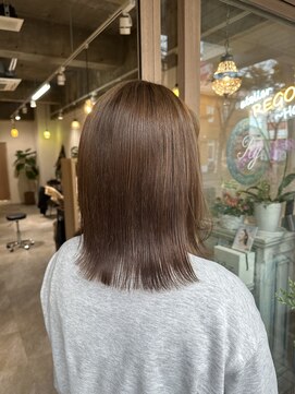 アトリエレゴ(atelier REGO) 【セミディ切りっぱなし×シアーベージュ☆】