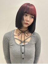 ゼストララ(ZEST Lara)&nbsp;red × black ルーツカラー　【吉祥寺】斎藤百花