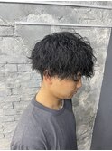 メンズショートマッシュ/ツイスパ/池袋