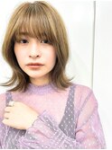 大人なくびれカールレイヤー透明感カラー[恵比寿駅/髪質改善]