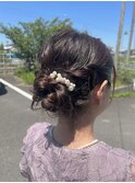 お呼ばれヘアアレンジ!