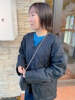 ドルセプラタ(Dulce plata)&nbsp;立体感シークレットハイライト×くびれ小顔レイヤーボブスタイル