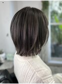 ヘルシースタイル大人ショート30代40代50代ブルーグレージュ#229