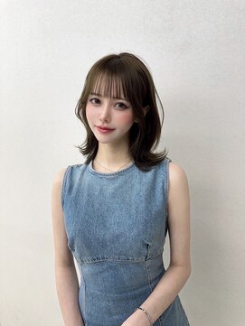 コア 表参道(COA) ボブヘア/レイヤーカット/ウェットヘア/オリーブベージュ/表参道