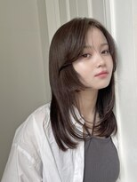 バイオレット 栄店(Violet)&nbsp;アッシュブラウンカラー×シアーバング　TS-32